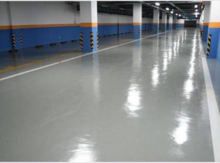 Epoxy resin roller mortar floor